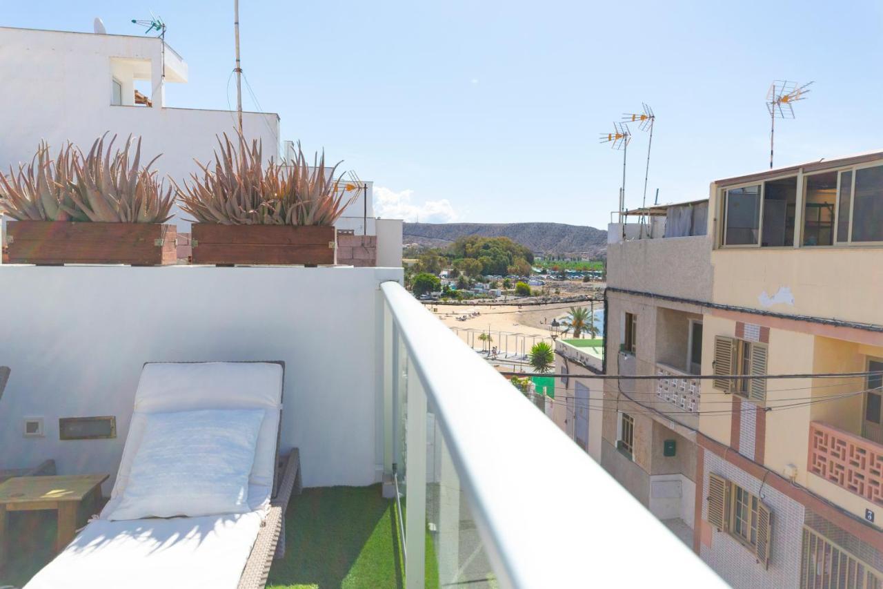 Cozy And Sea Views Private Terrace Apartment La Playa de Arguineguín Exterior foto