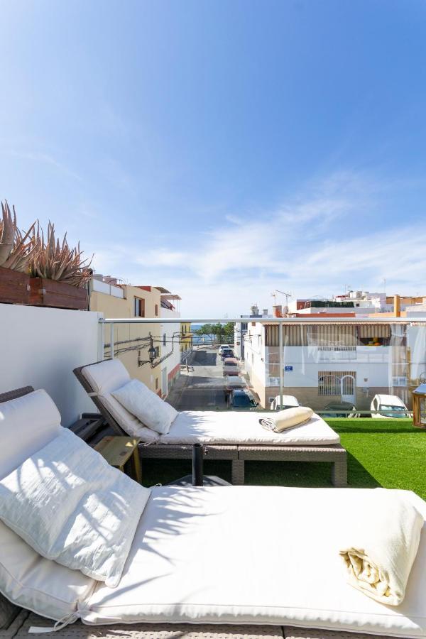 Cozy And Sea Views Private Terrace Apartment La Playa de Arguineguín Exterior foto